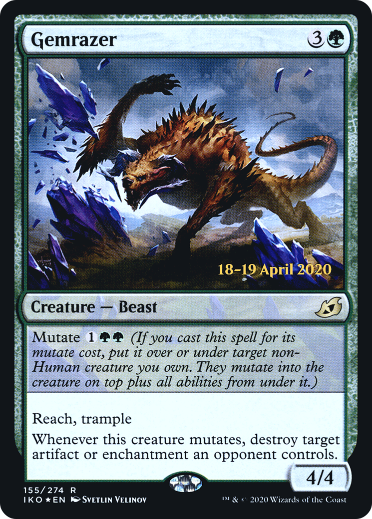 Gemrazer (155) (Prerelease) - Foil