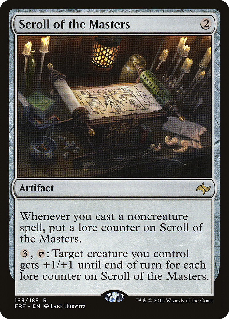 Scroll of the Masters - Foil