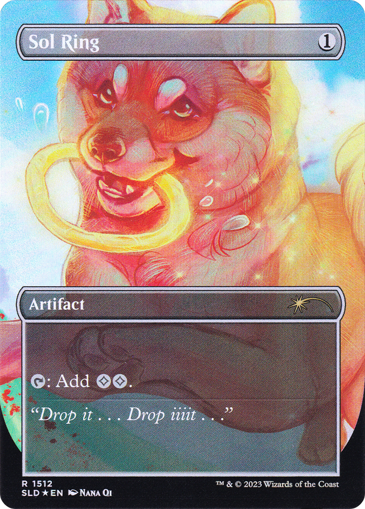 Sol Ring (1512) (Borderless) (Reversible) (SLD) - Foil