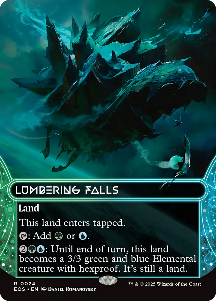 Lumbering Falls (0024) (Borderless) - Foil