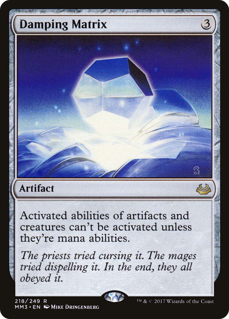 Damping Matrix - Foil
