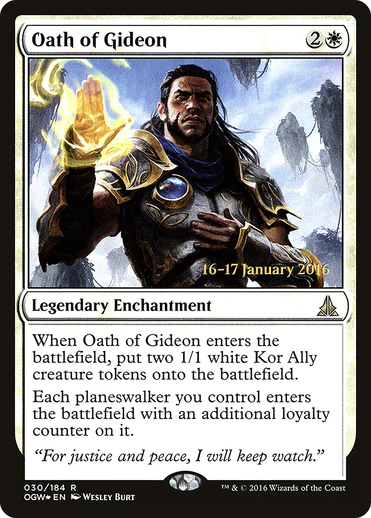 Oath of Gideon (030) (Prerelease) - Foil