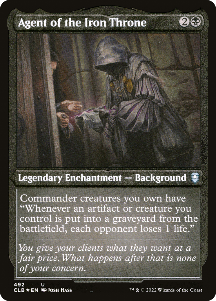 Agent of the Iron Throne - Foil Etched