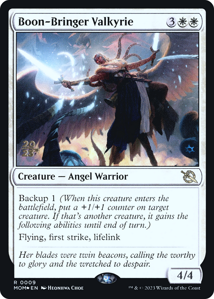 Boon-Bringer Valkyrie (0009) (Prerelease) - Foil