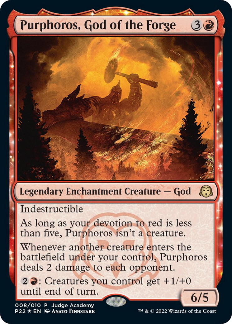 Purphoros, God of the Forge (008) (Judge Academy) - Foil