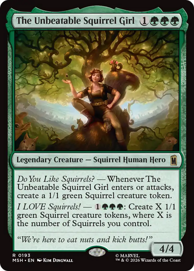 The Unbeatable Squirrel Girl (0193) (MSH) - Foil