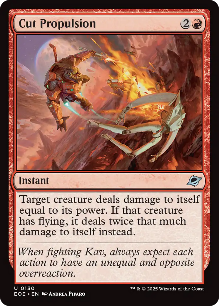 Cut Propulsion - Foil