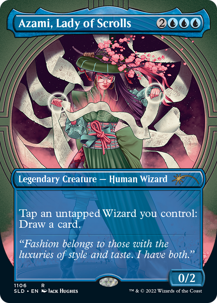 Azami, Lady of Scrolls (1106) (Borderless)