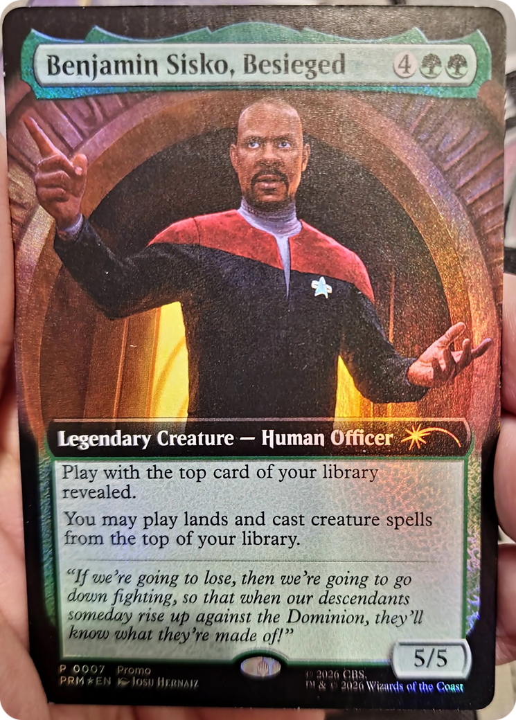 Benjamin Sisko, Besieged (0002) (Extended Art) (Promo) (PMEI) - Foil