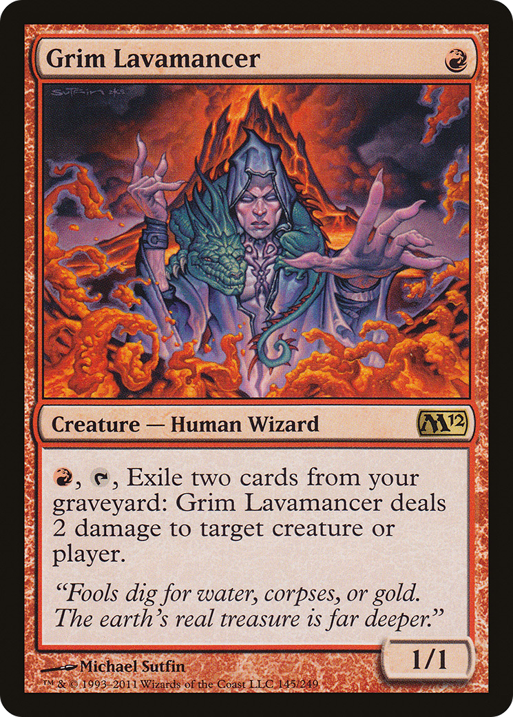 Grim Lavamancer - Foil