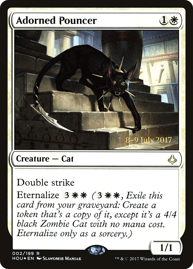Adorned Pouncer (002) (Prerelease) - Foil