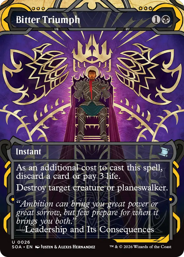 Bitter Triumph (0026) (Showcase) (SOA) - Foil