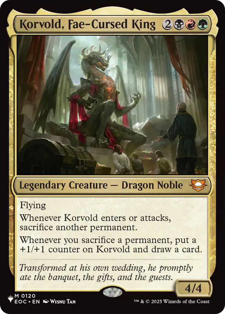 Korvold, Fae-Cursed King (EOC-120) (PLST)
