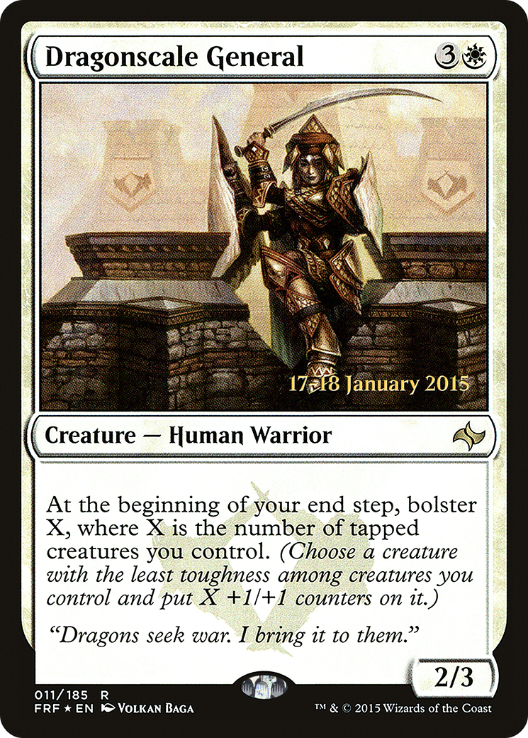 Dragonscale General (011) (Prerelease) - Foil