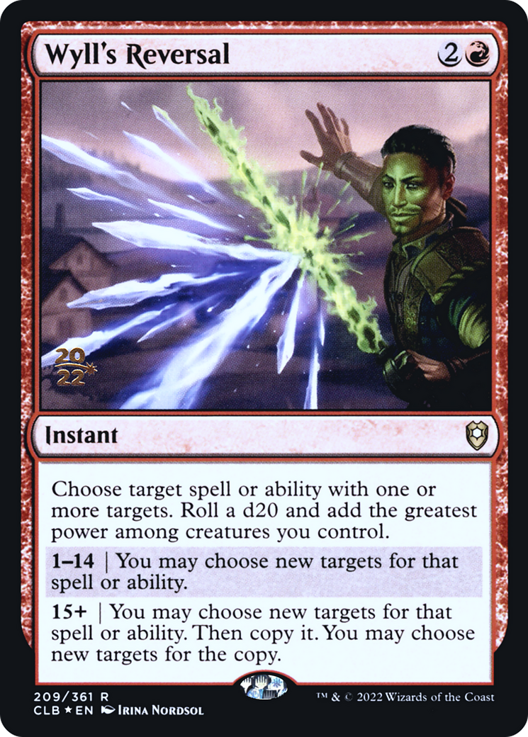 Wyll's Reversal (209) (Prerelease) - Foil