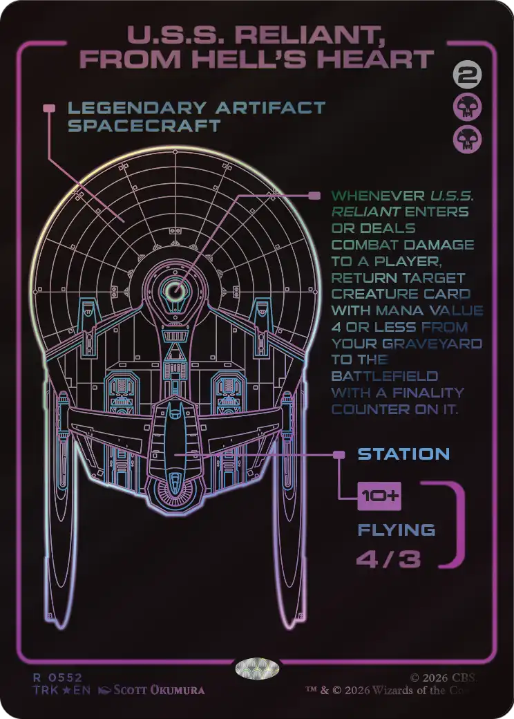 U.S.S. Reliant, From Hell's Heart (0552) (Showcase) (TRK) - Surge Foil