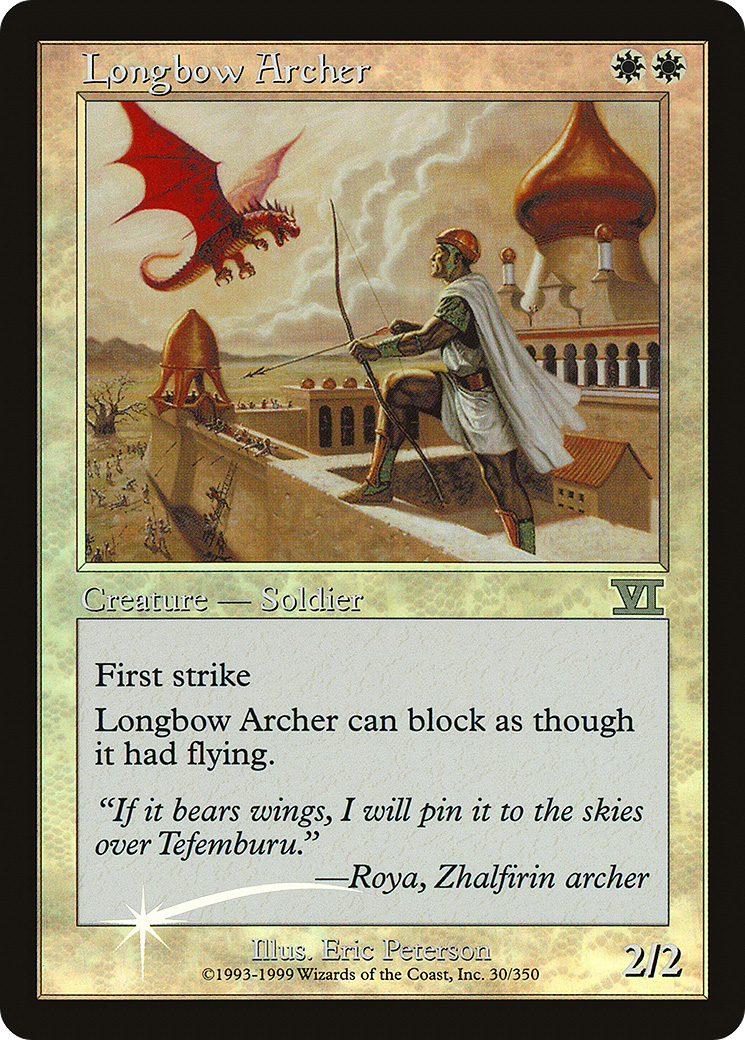 Longbow Archer (003) (FNM) - Foil