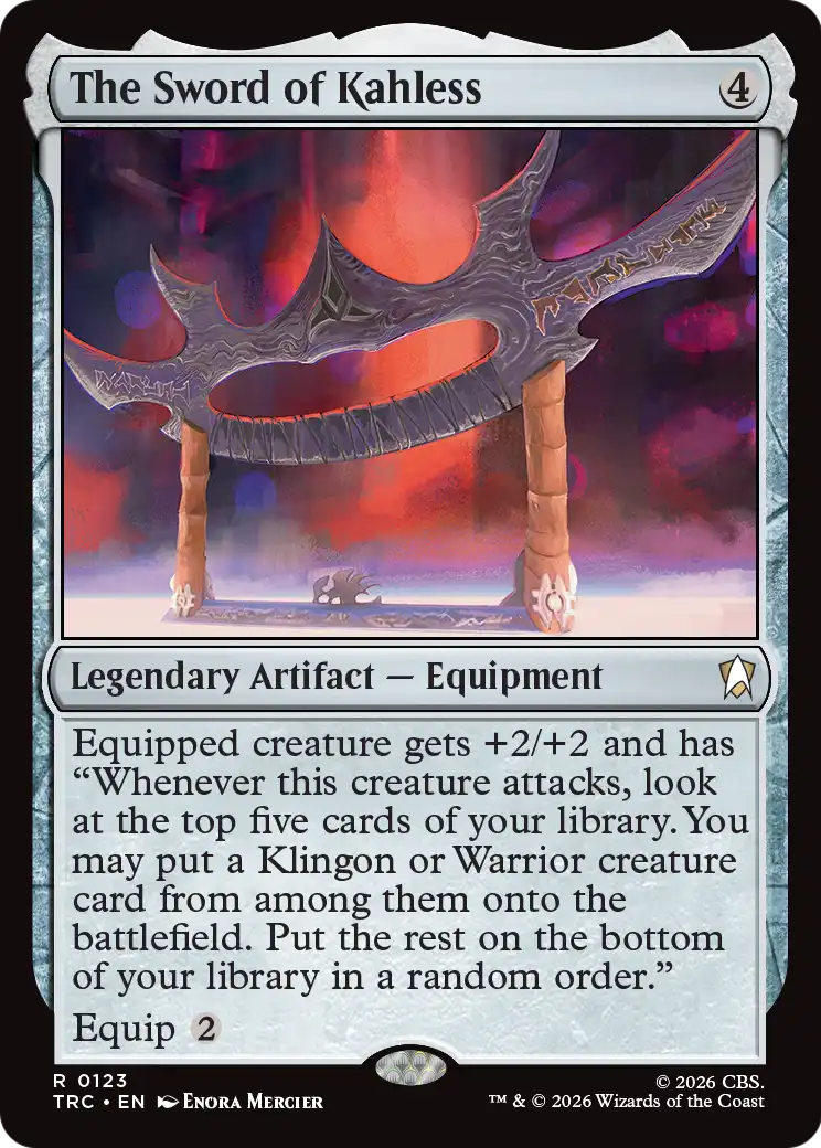 The Sword of Kahless (TRC) - Surge Foil