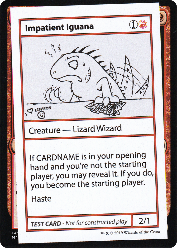 Impatient Iguana (No PW Symbol)