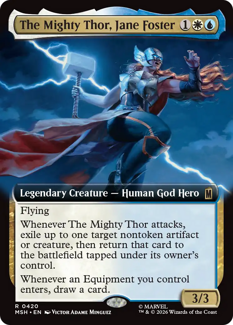The Mighty Thor, Jane Foster (0420) (Extended Art) (MSH)