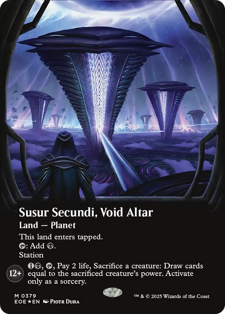 Susur Secundi, Void Altar (0379) (Borderless) - Galaxy Foil