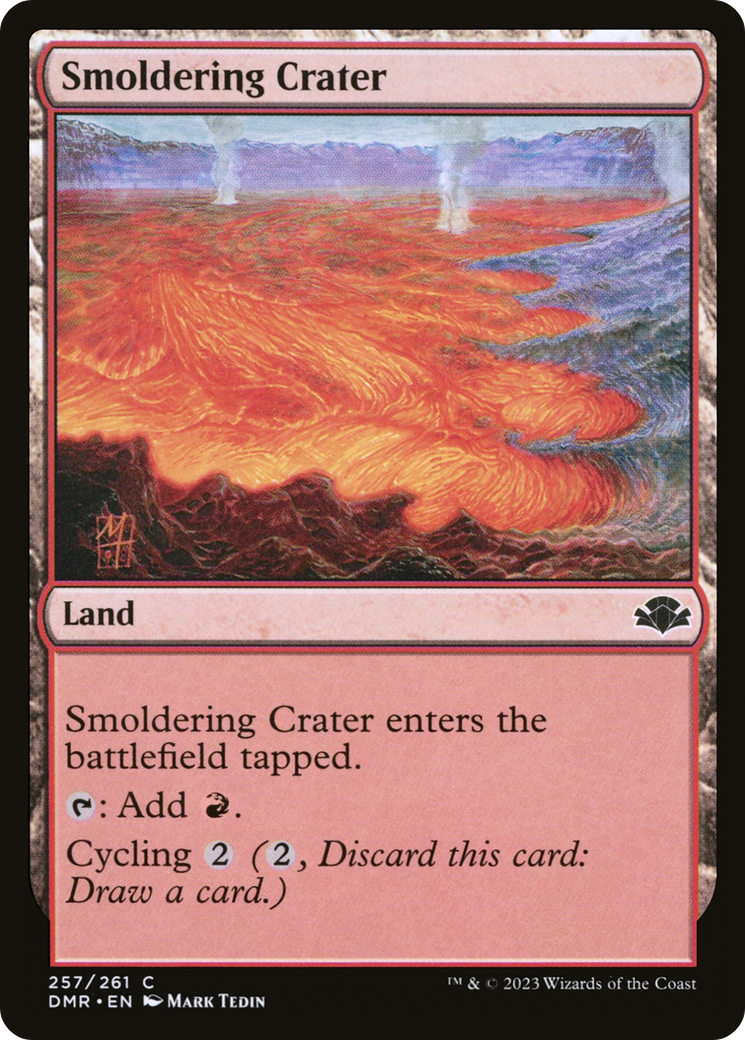 Smoldering Crater - Foil