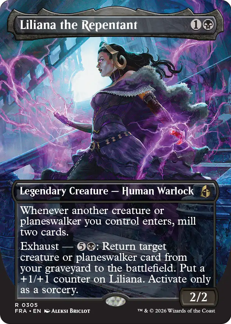 Liliana the Repentant (0305) (Borderless) (FRA) - Foil