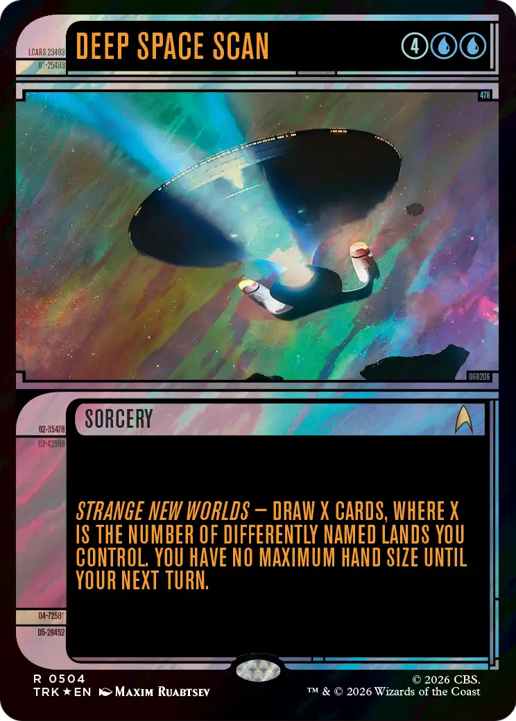 Deep Space Scan (0504) (Showcase) (TRK) - Surge Foil