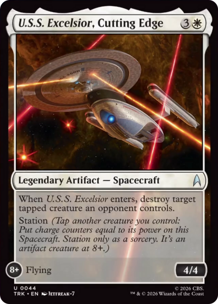 U.S.S. Excelsior, Cutting Edge (TRK) - Foil