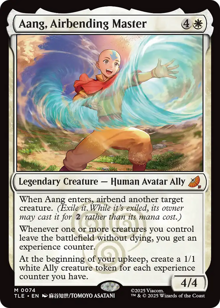 Aang, Airbending Master tle