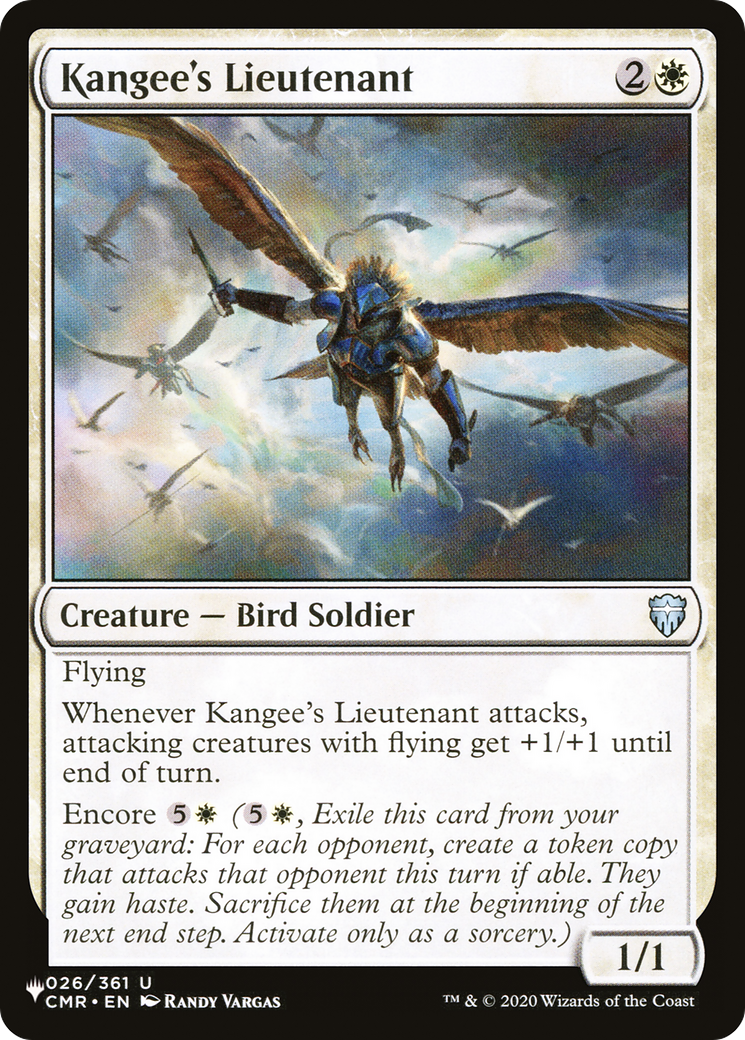 Kangee's Lieutenant (CMR-26) (PLST)