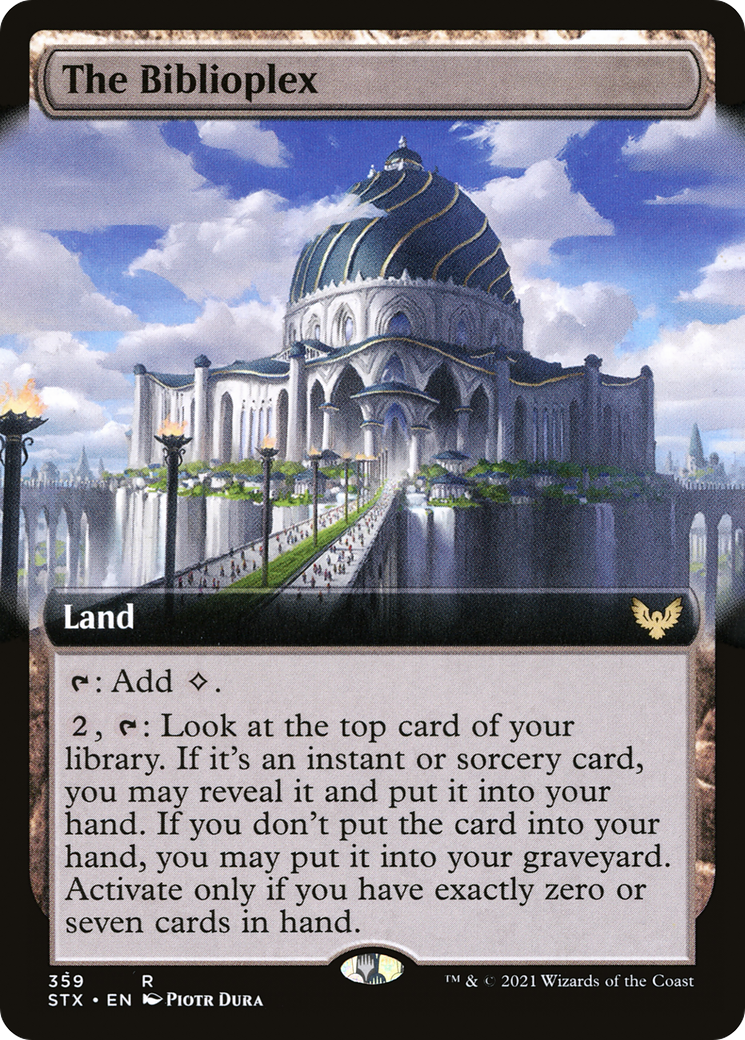 The Biblioplex (359) (Extended Art) - Foil