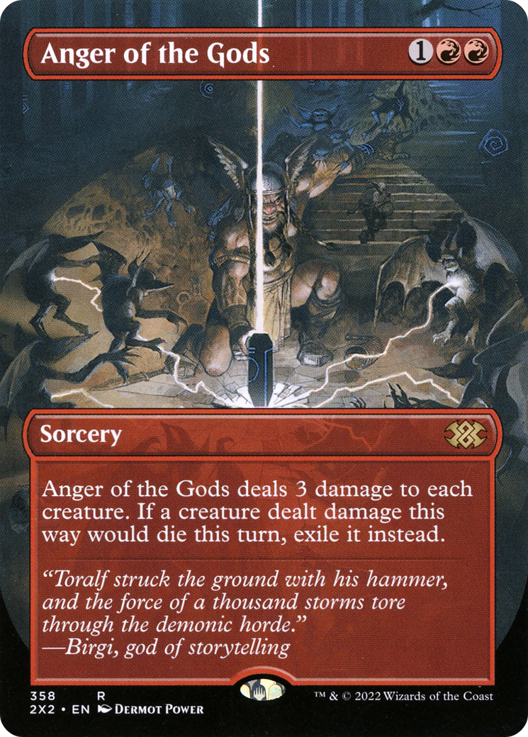 Anger of the Gods (358) (Borderless) - Foil