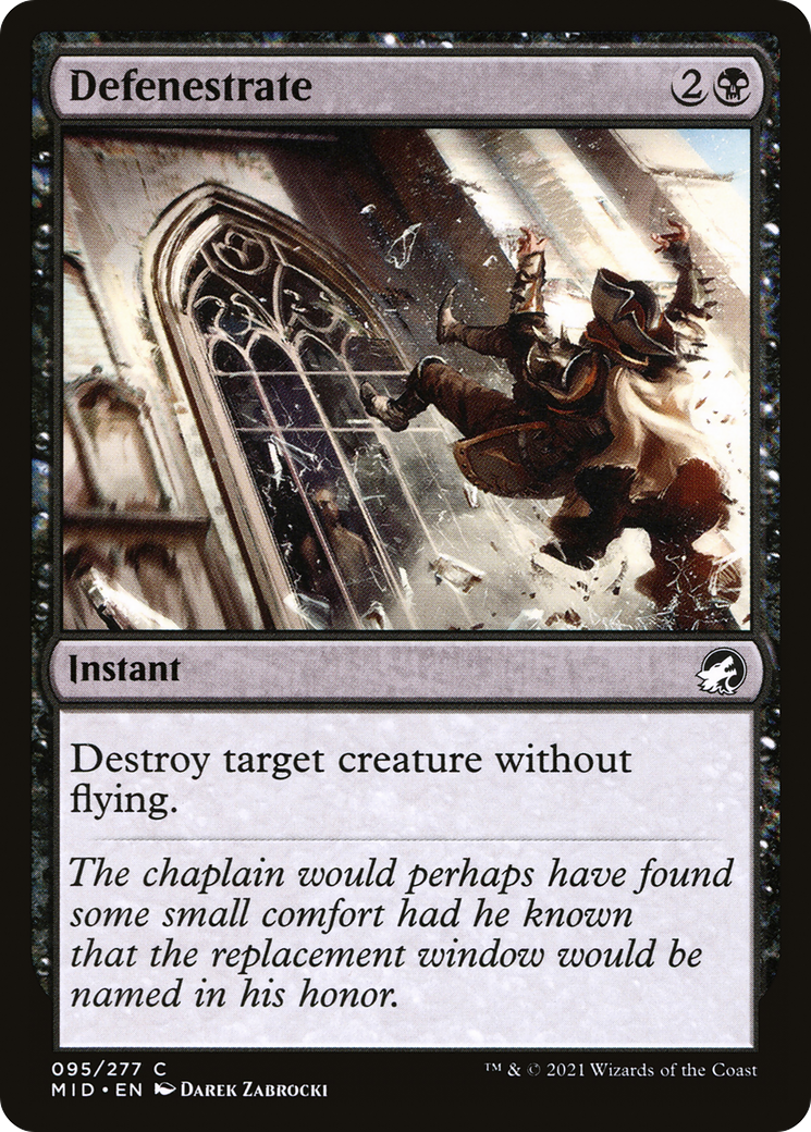 Defenestrate - Foil