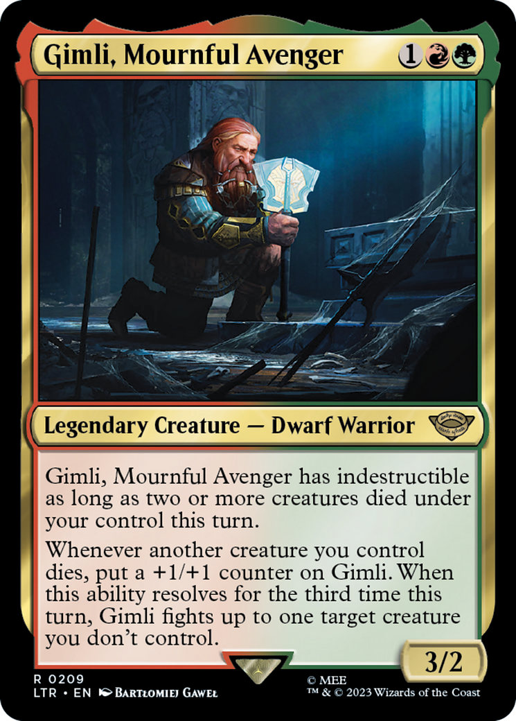 Gimli, Mournful Avenger - Foil