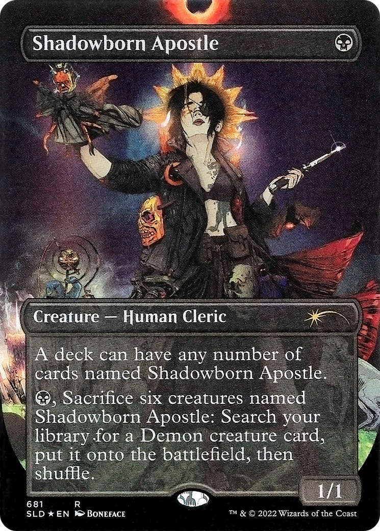 Shadowborn Apostle (681) (Borderless) - Foil