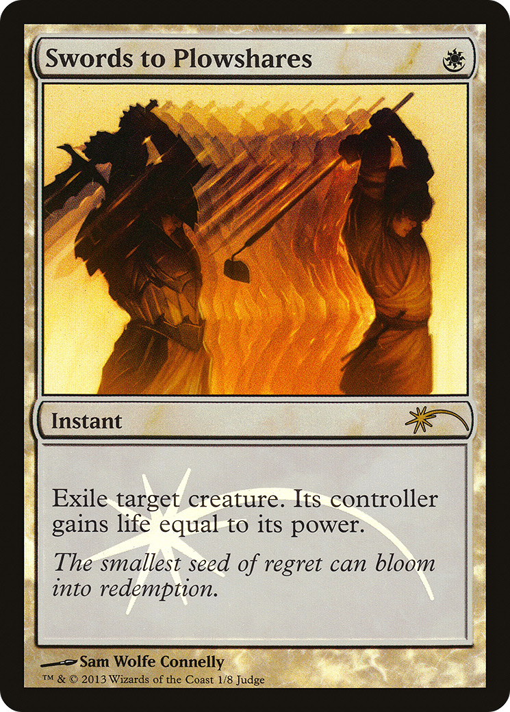 Swords to Plowshares (001) (Judge) - Foil
