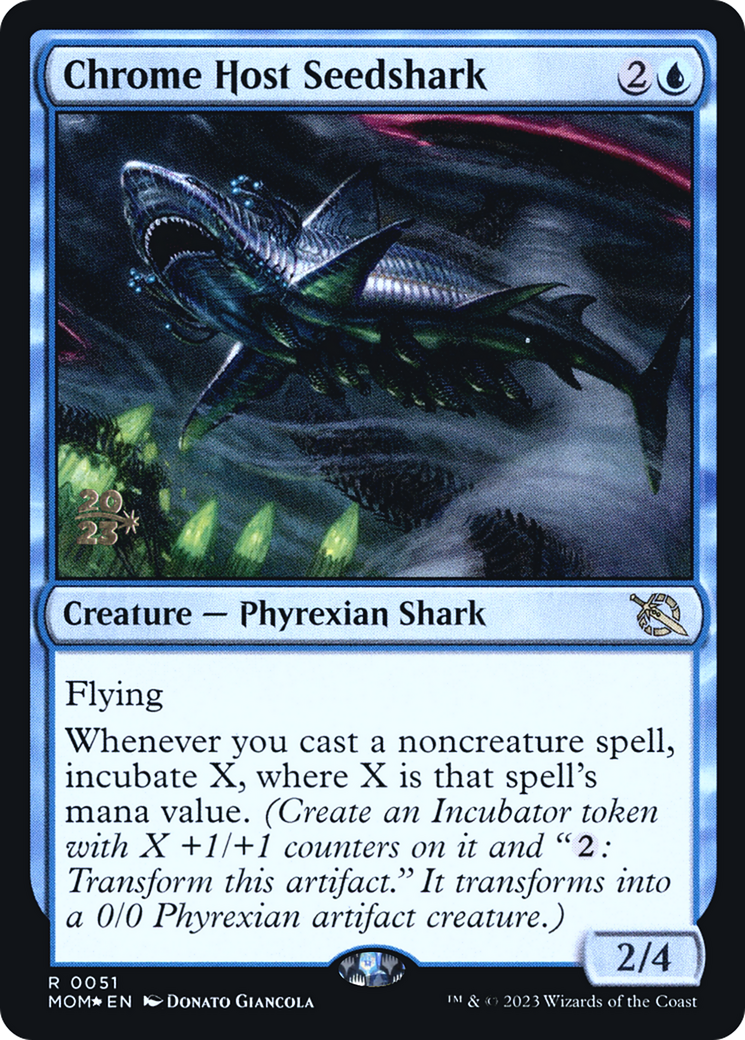 Chrome Host Seedshark (0051) (Prerelease) - Foil