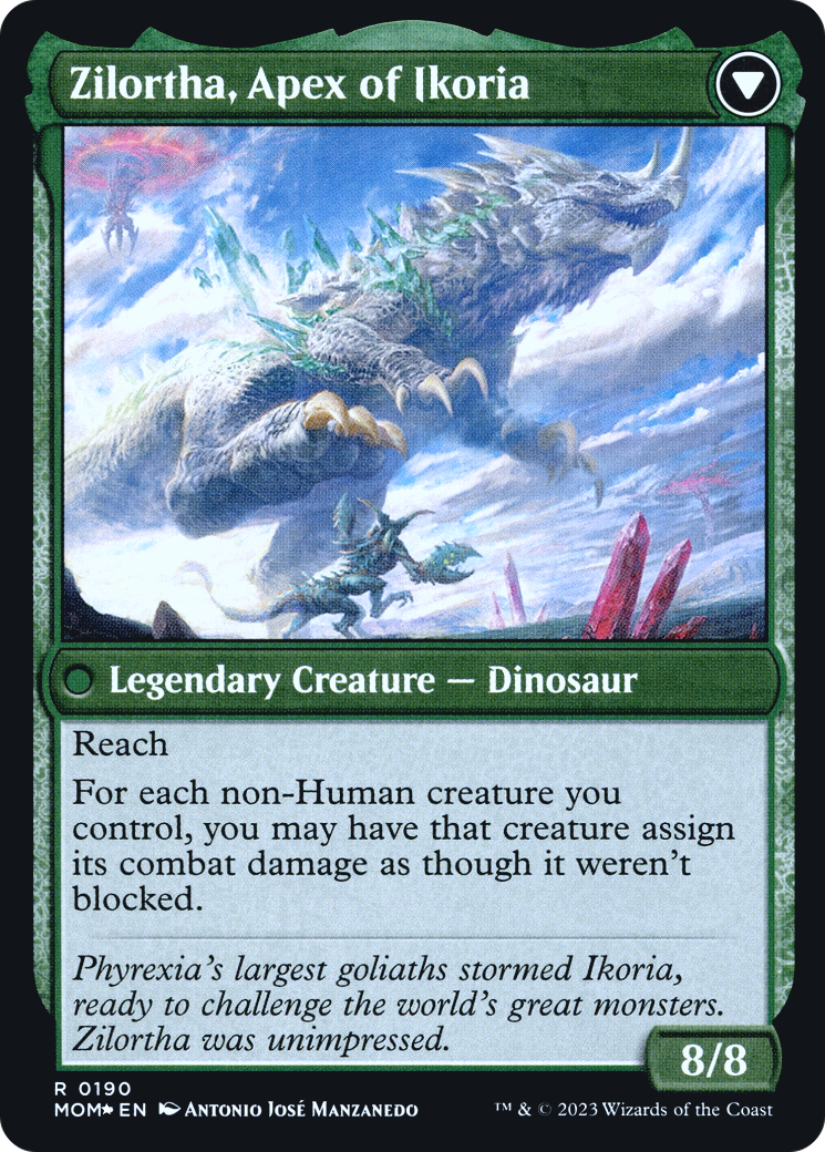 Invasion of Ikoria // Zilortha, Apex of Ikoria (0190) (Prerelease) (PMOM) - Foil
