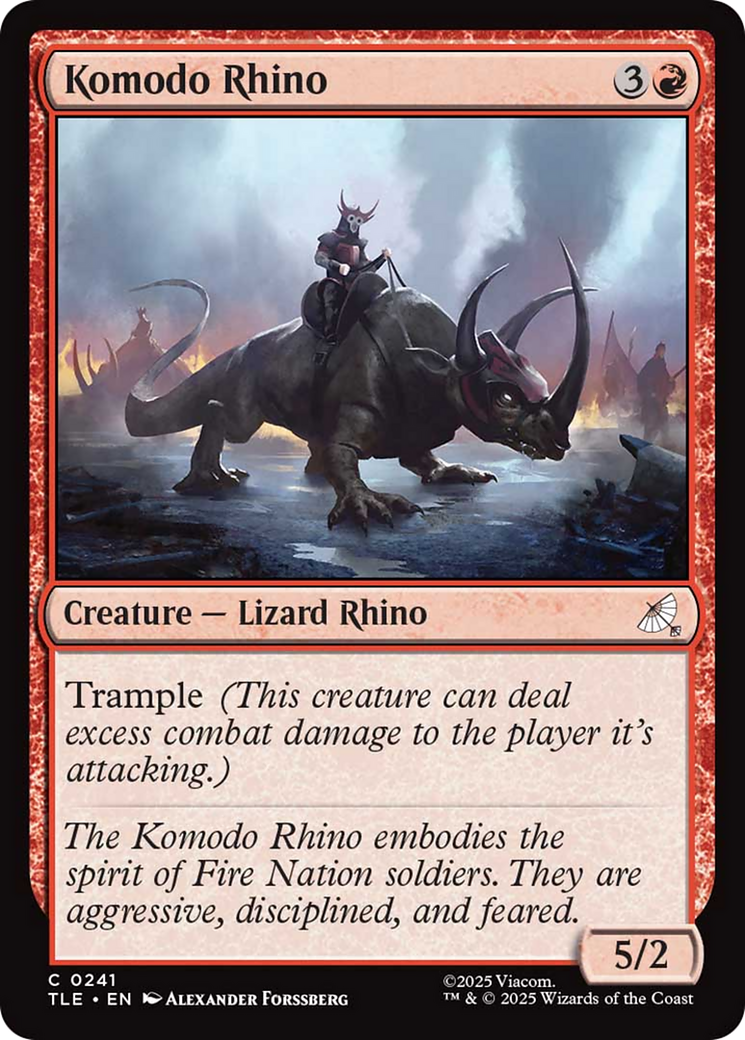 Komodo Rhino (0241) - Foil tle