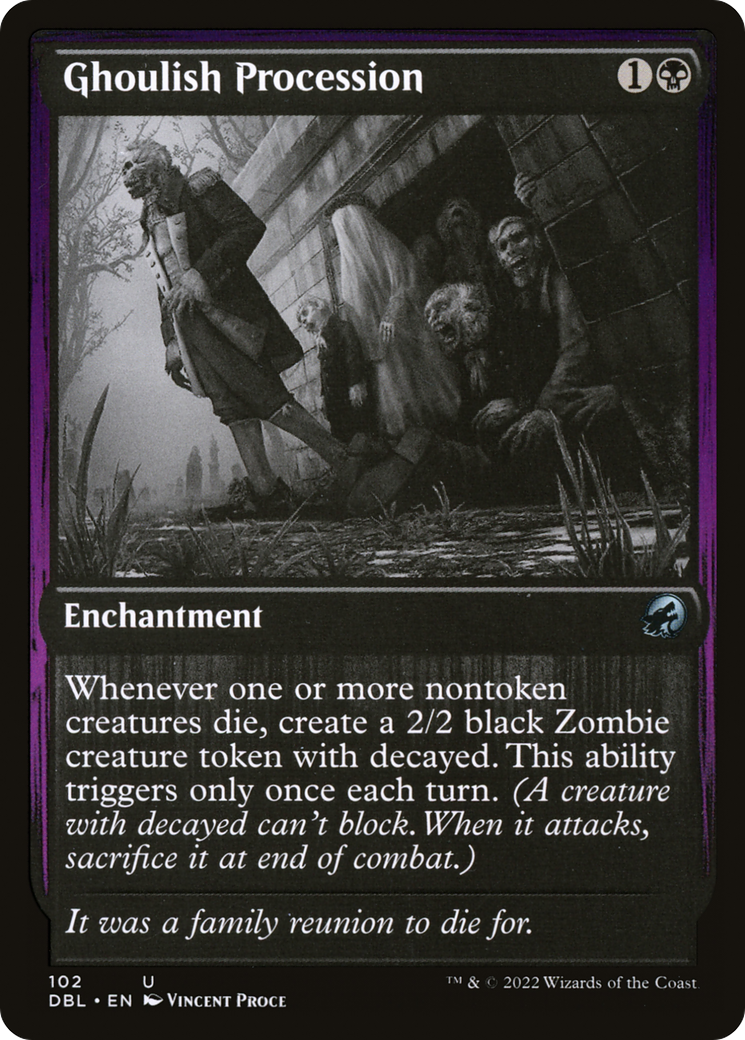Ghoulish Procession - Foil
