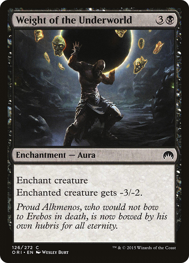 Weight of the Underworld - Foil