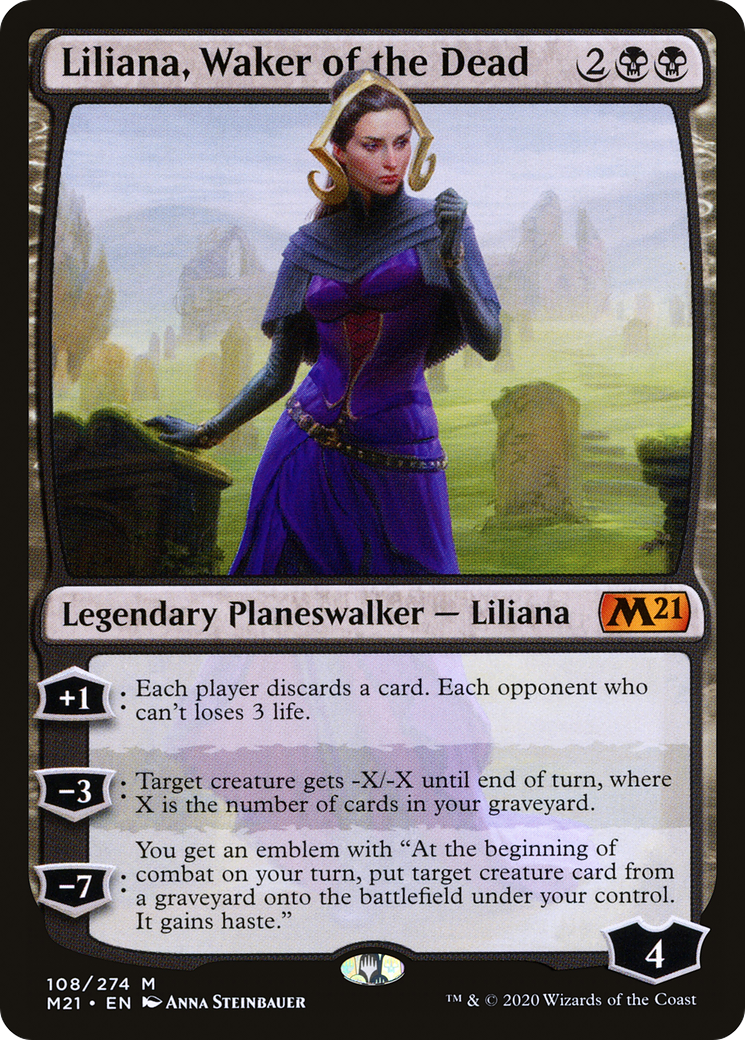 Liliana, Waker of the Dead - Foil