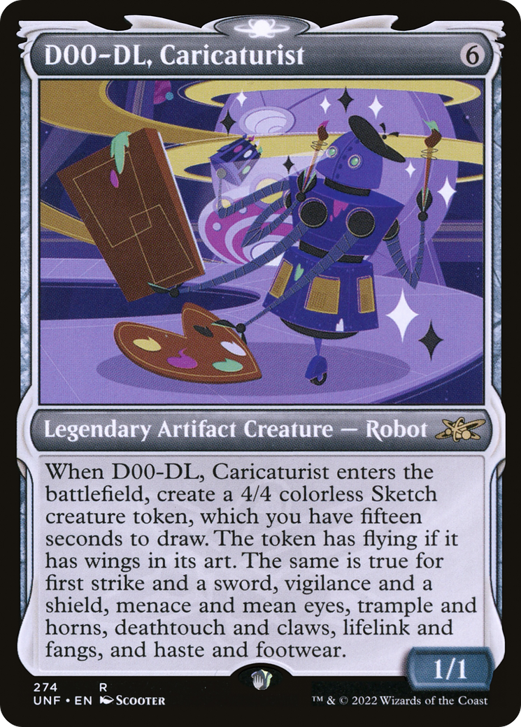 D00-DL, Caricaturist (274) (Showcase) - Foil