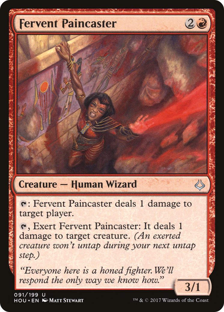 Fervent Paincaster - Foil