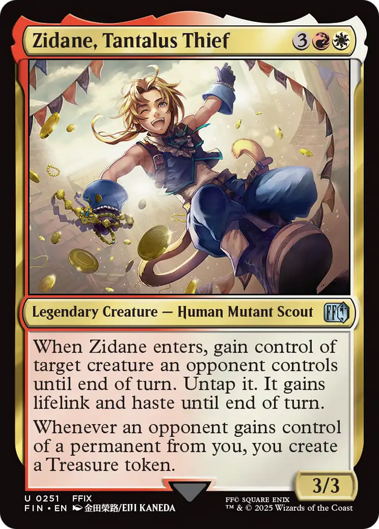 Zidane, Tantalus Thief - Foil