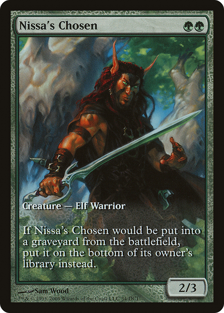 Nissa's Chosen - Extended Art Game Day Promo