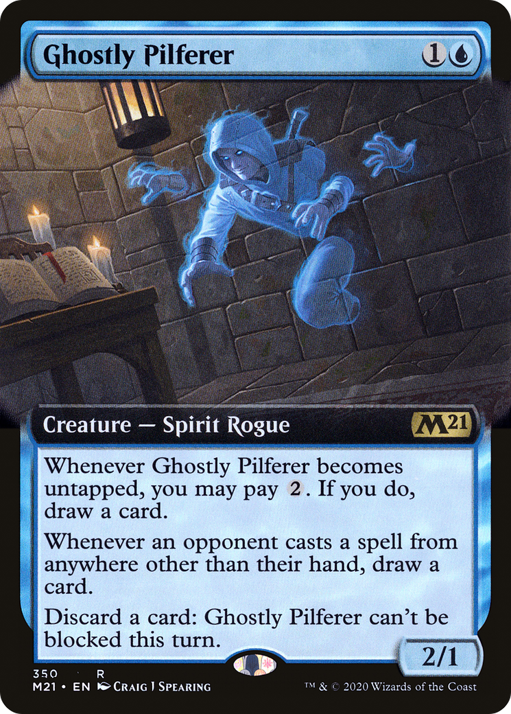 Ghostly Pilferer (350) (Extended Art) - Foil