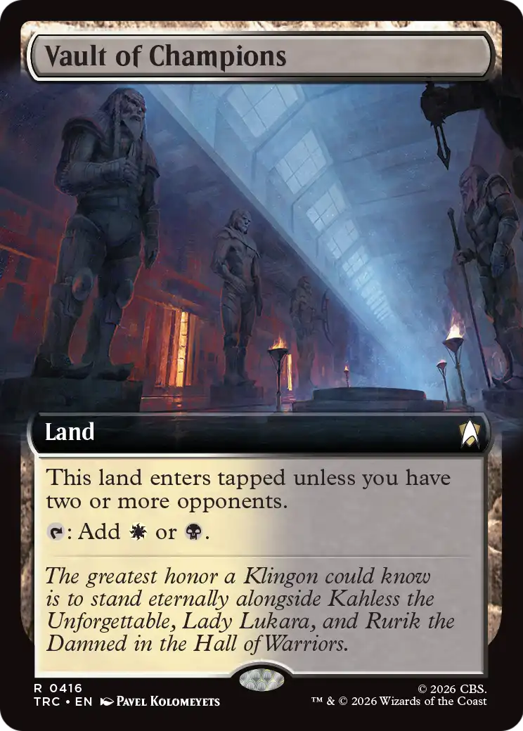 Vault of Champions (0416) (Extended Art) (TRC)