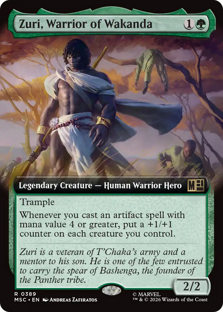 Zuri, Warrior of Wakanda (0389) (Extended Art) (MSC)